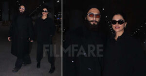 Read more about the article Pictures: Deepika Padukone and Ranveer Singhâs All-Black Airport Look