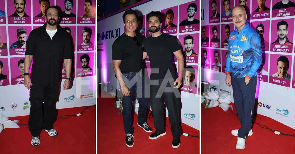 You are currently viewing In Pics: Sonu Sood, Anupam Kher, Rohit Shetty And Others Join TB Awareness Cricket Match In Mumbai